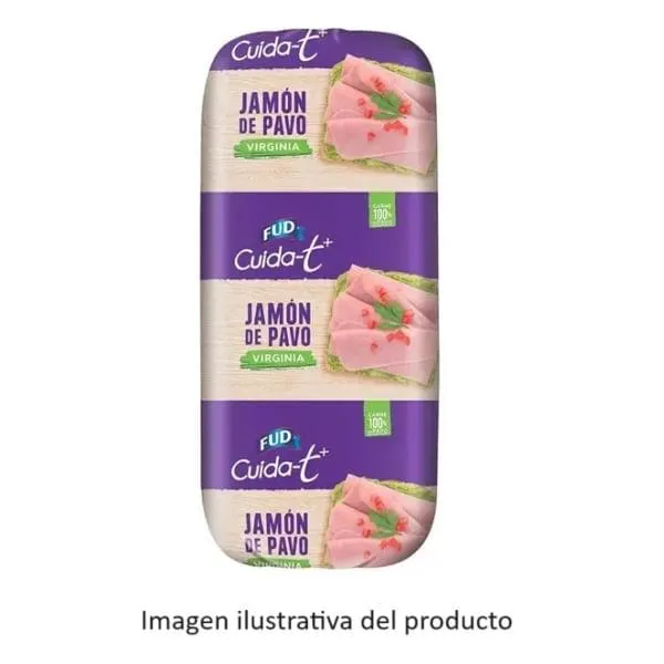 Jamón Fud pavo virginia cuida t + 250 g aproximado
