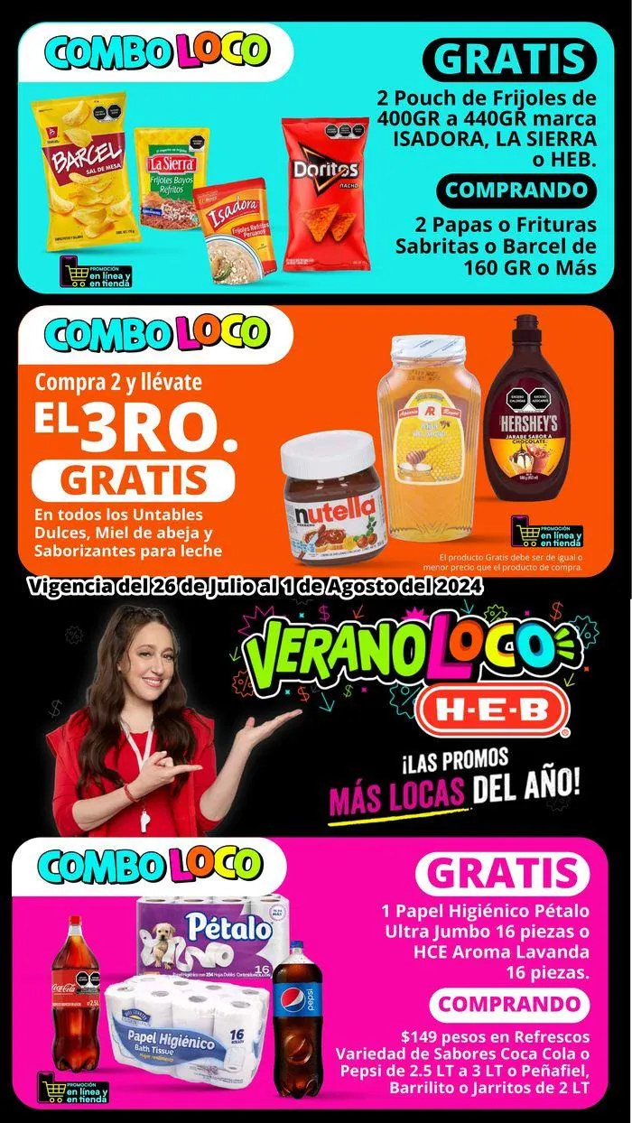 Catálogo de HEB - Combo Loco 29 de julio al 1 de agosto 2024 - Pagina 3