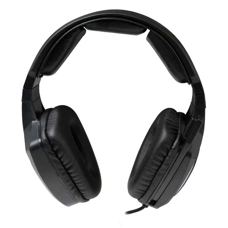 Audifonos Diadema Gamer Magma, Alámbrico, 2 Metros, 3.5 mm / USB-A, Negro Balam Rush BR-929769