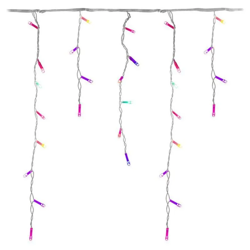 Serie Cascada Luz Multicolor 1000 Led 8 Funciones 20 Metros