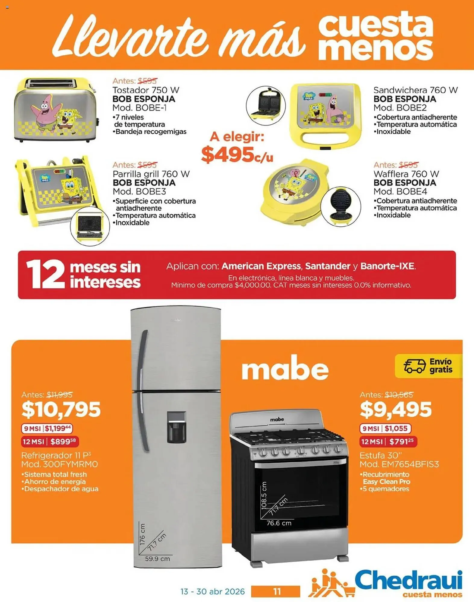 Catálogo de Folleto Chedraui 13 de abril al 1 de mayo 2026 - Pagina 11