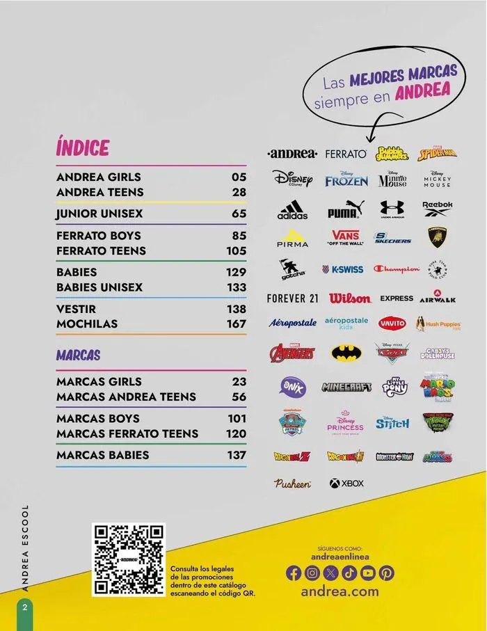 Catálogo de ANDREA Colegial 2024 12 de junio al 30 de septiembre 2024 - Pagina 59