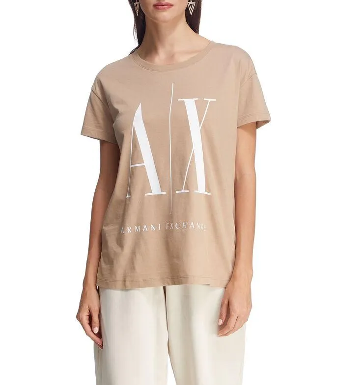 Playera de cuello redondo y manga corta Mujer