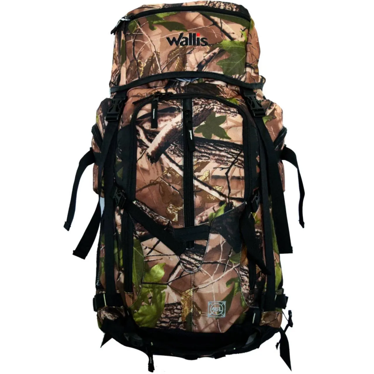 Mochila para media montaña CAMU 45 L, camuflaje