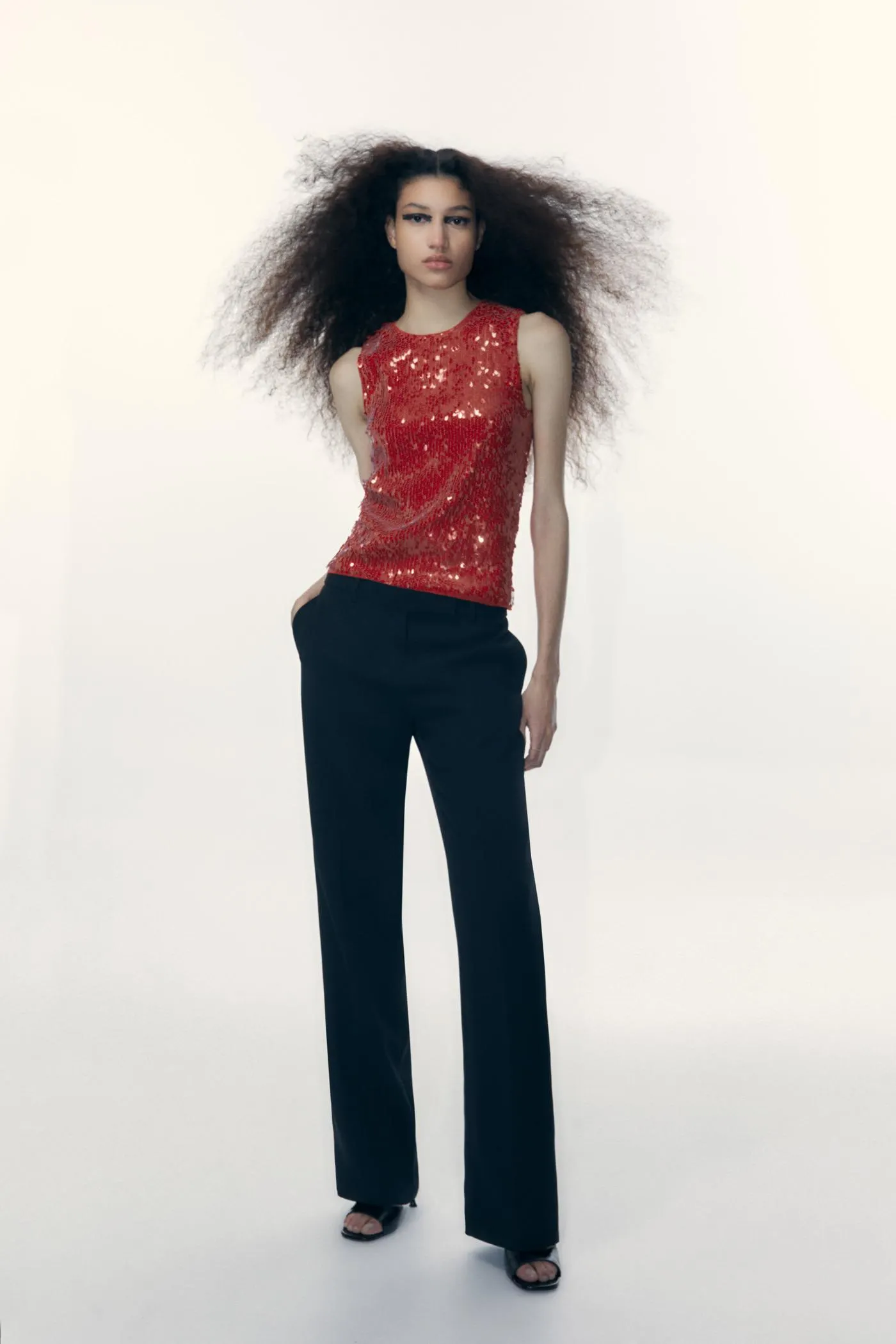 Top lentejuelas lagrimas