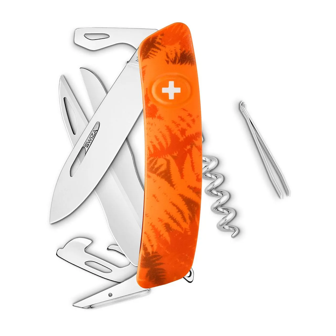 SWIZA ORIGINAL STANDARD D07 13 FUNCIONES HOJAS NARANJA