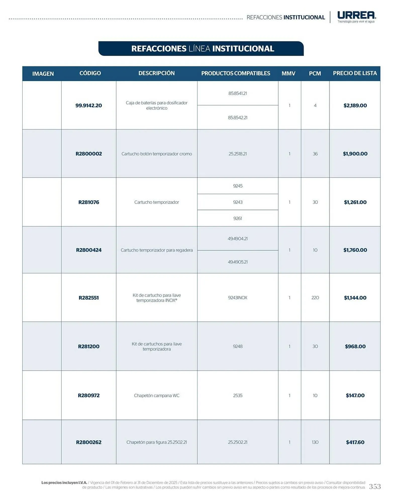 Catálogo de Catálogo Urrea 28 de febrero al 28 de febrero 2026 - Pagina 359