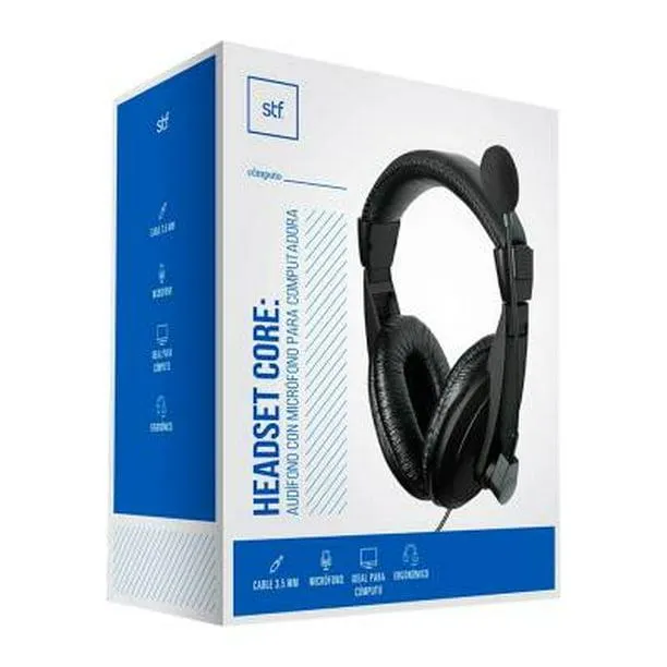 Audífonos de Diadema STF Core Computo Negro ST-H31677