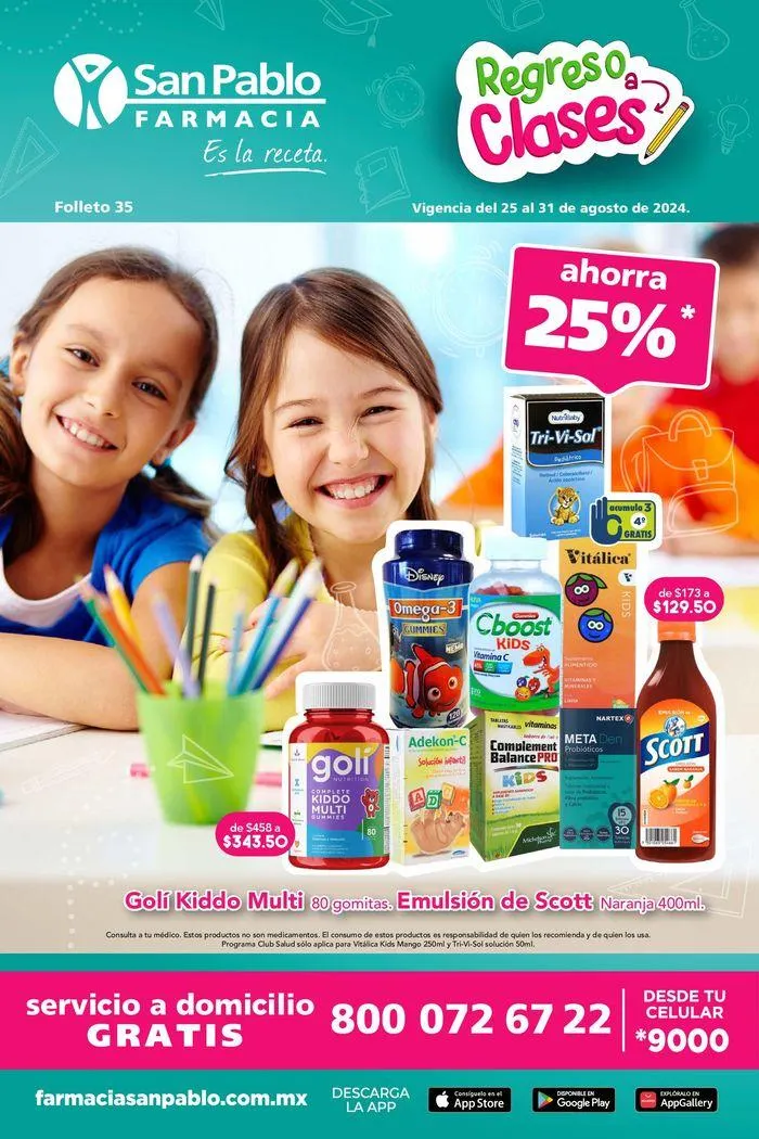 Catálogo de Regreso a clases 25 de agosto al 31 de agosto 2024 - Pagina 1