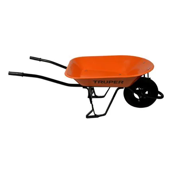 CARRETILLA DE 65 L NARANJA