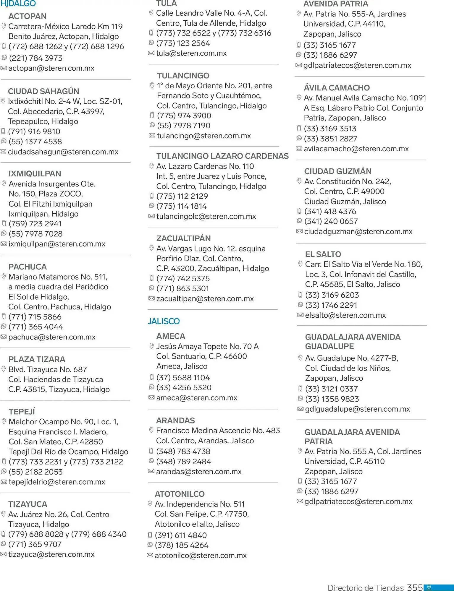 Catálogo de Catálogo Steren 1 de enero al 1 de enero 2027 - Pagina 367