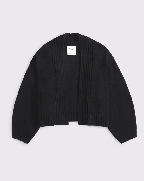 Barrel Sleeve Non-Closure Cardigan