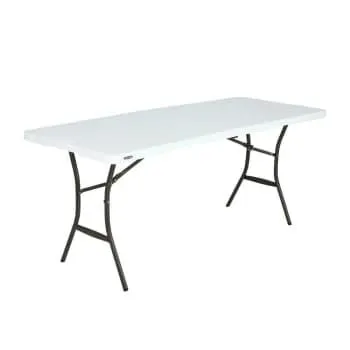 Mesa Plegable Lifetime Portafolio 1.83 m Mod 80849 Blanco