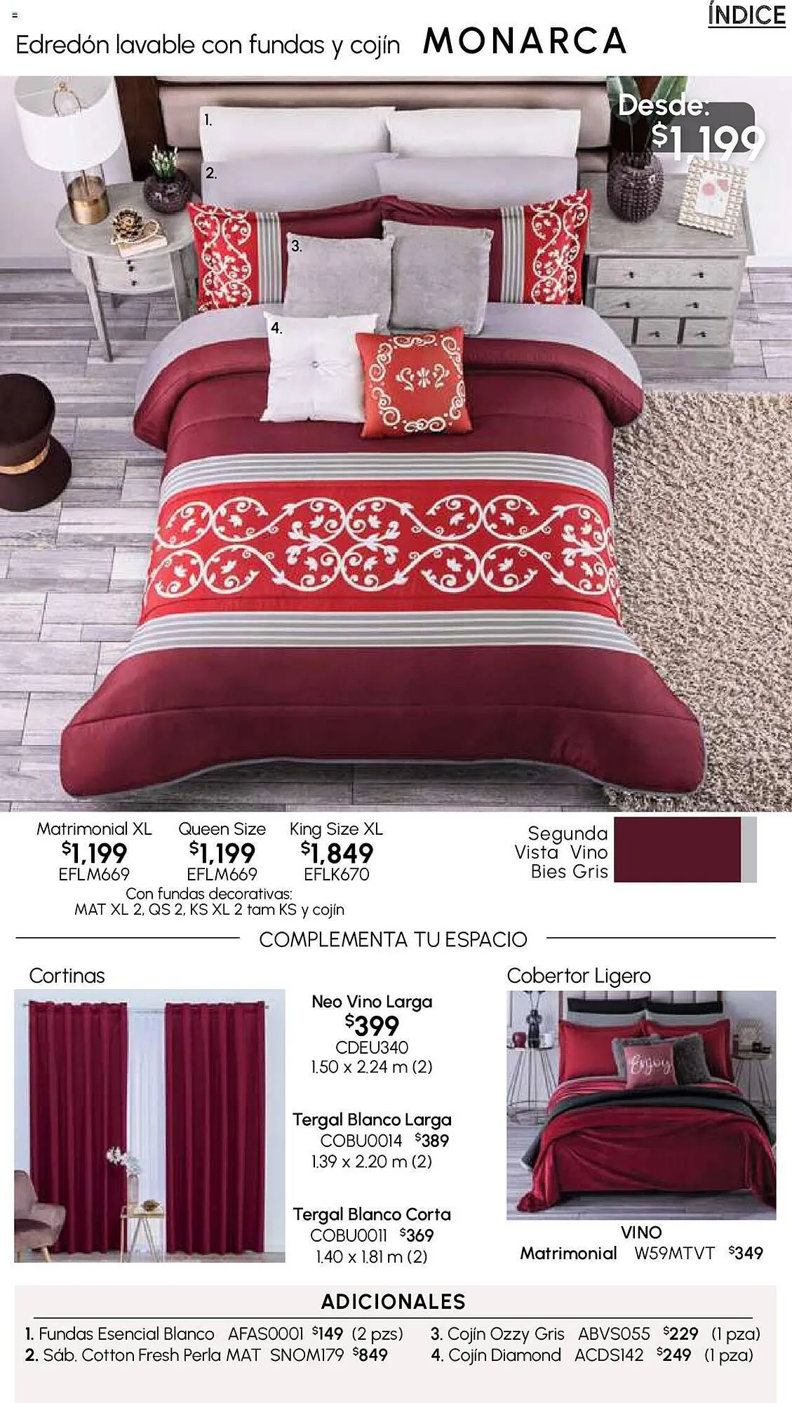 Catálogo de Catálogo Colchas Concord 13 de julio al 20 de julio 2023 - Pagina 61