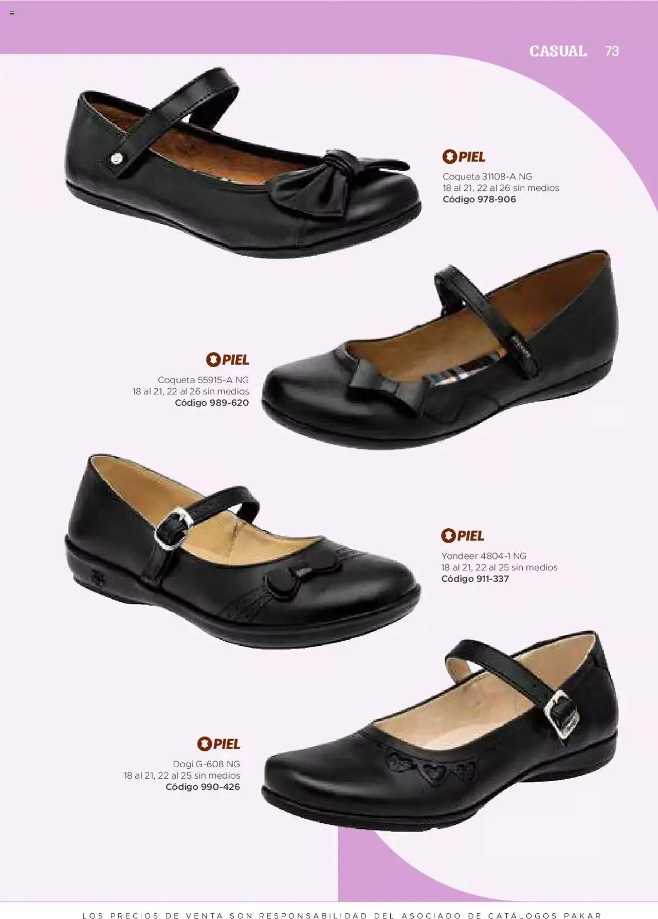 Catálogo de SC Pakar - Casual 27 de enero al 31 de diciembre 2023 - Pagina 73