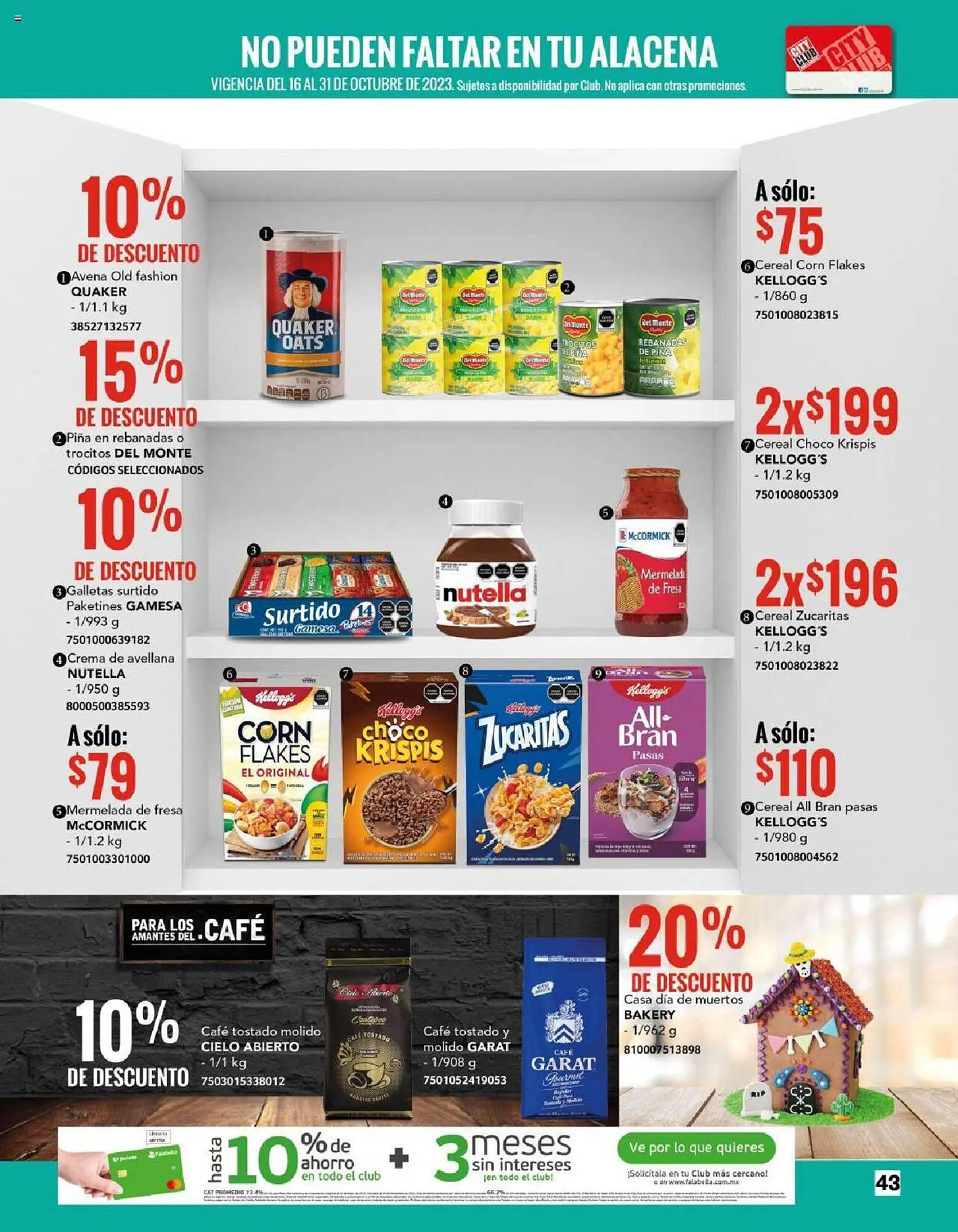 Catálogo de Catálogo City Club 2 de octubre al 31 de octubre 2023 - Pagina 43