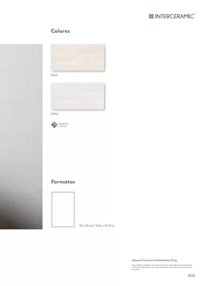 Catálogo de Colección de Pisos y Azulejos 7 de febrero al 7 de febrero 2026 - Pagina 403