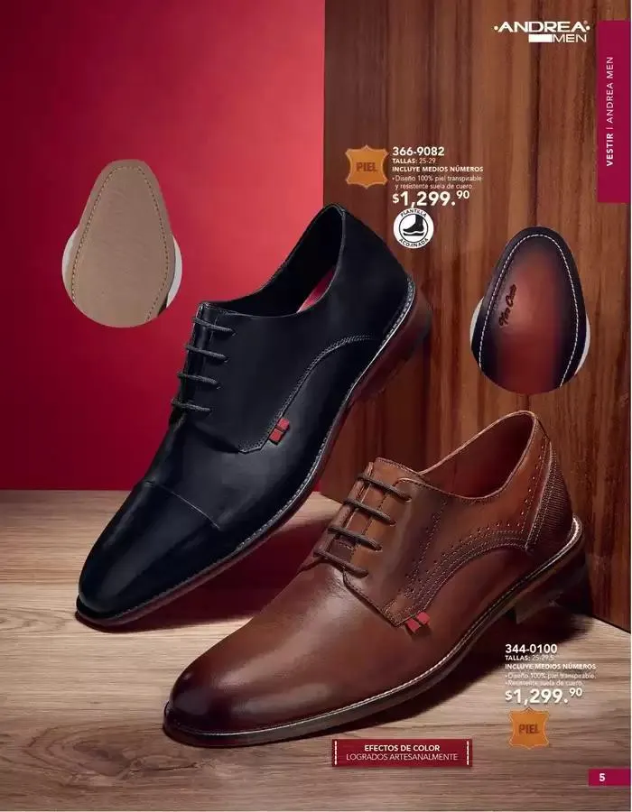 Catálogo de ANDREA | CALZADO CABALLERO 26 de enero al 24 de mayo 2025 - Pagina 5