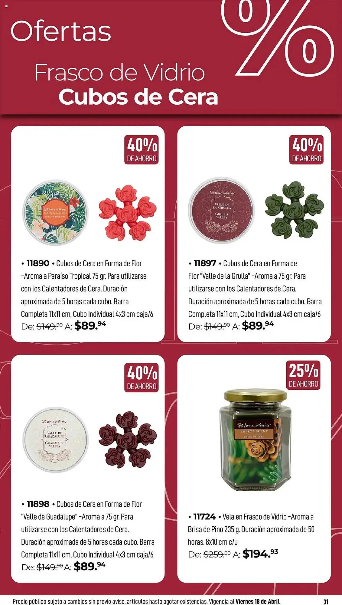 Catálogo de Catálogo Home Interiors 31 de marzo al 11 de abril 2025 - Pagina 31