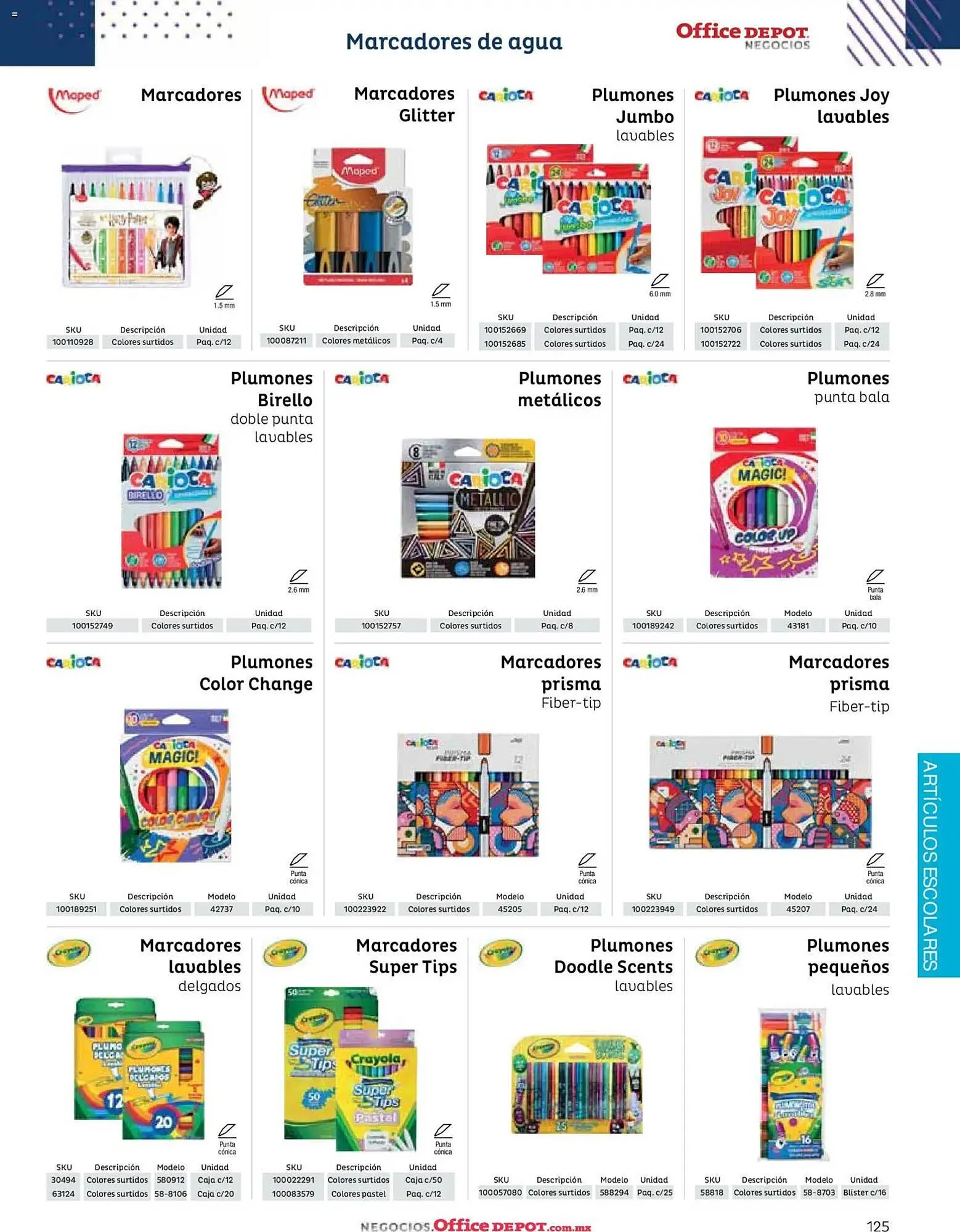 Catálogo de Catálogo Office Depot 12 de enero al 1 de enero 2027 - Pagina 127
