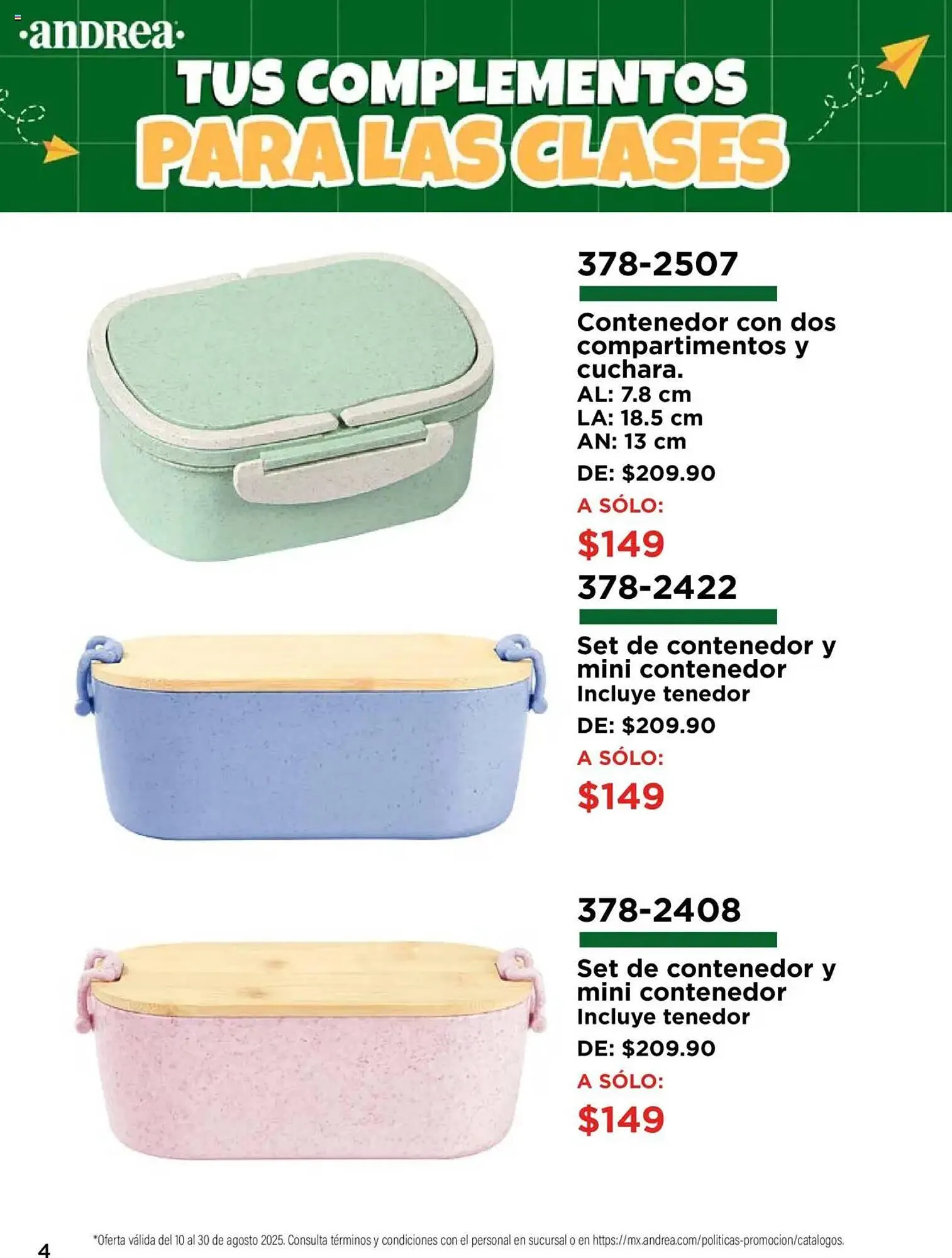 Catálogo de Catálogo Andrea 10 de agosto al 31 de agosto 2025 - Pagina 4