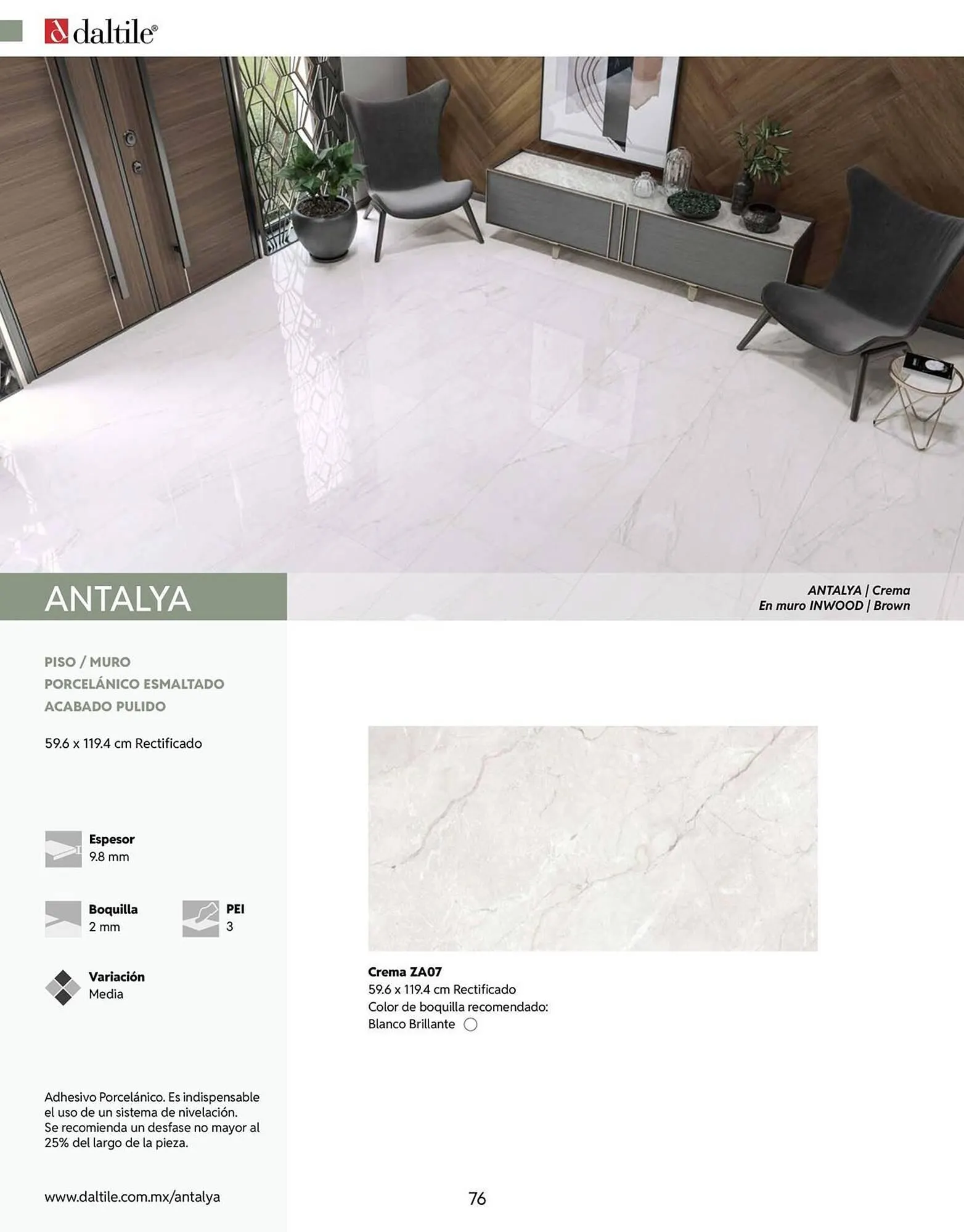 Catálogo de Catálogo Daltile 13 de enero al 31 de diciembre 2026 - Pagina 76