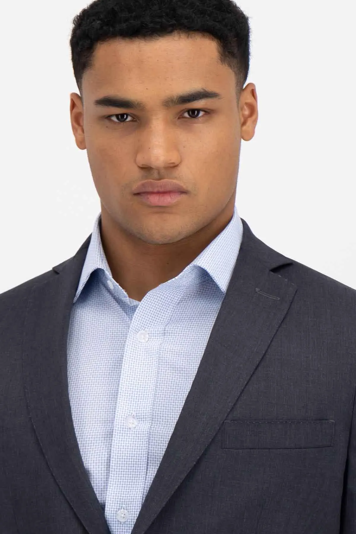 Saco Roberts Slim fit Color gris oxford