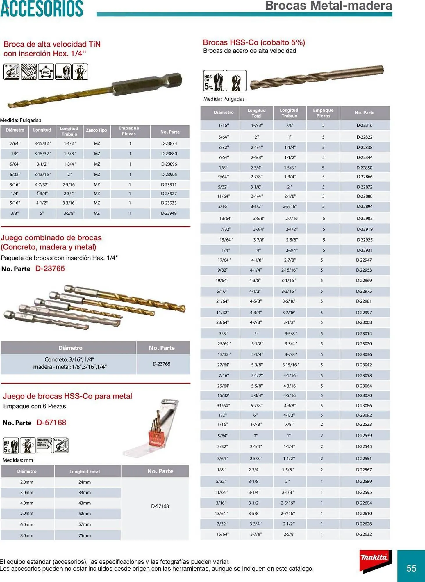 Catálogo de Catálogo Makita 8 de julio al 31 de diciembre 2025 - Pagina 55