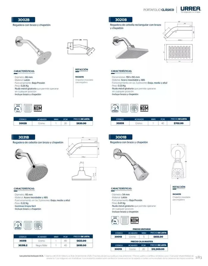 Catálogo de Catálogo Residencial 2025 28 de febrero al 28 de febrero 2026 - Pagina 289