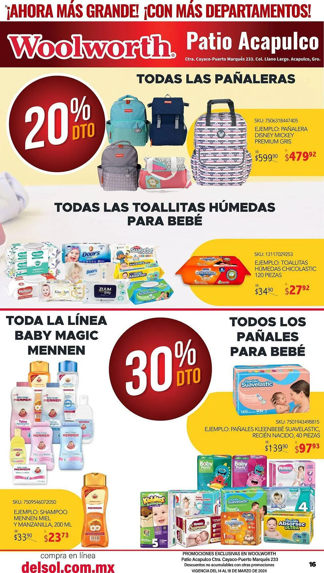 Catálogo de Catálogo Woolworth 14 de marzo al 18 de marzo 2024 - Pagina 16