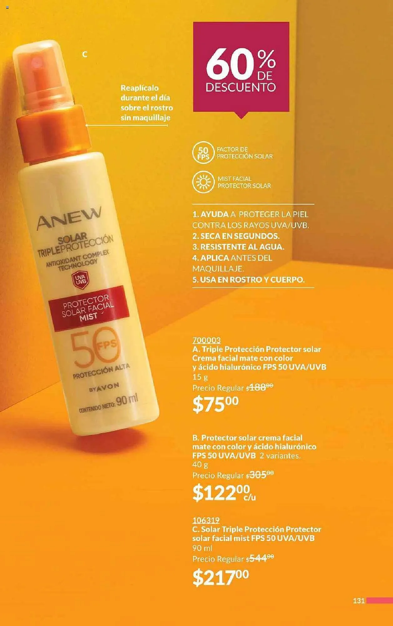 Catálogo de Catálogo Avon 24 de febrero al 4 de abril 2024 - Pagina 131