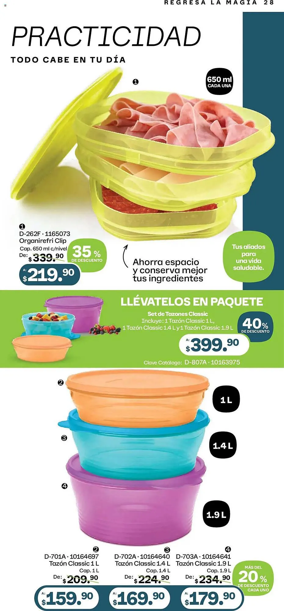 Catálogo de Catálogo Tupperware 8 de septiembre al 6 de octubre 2025 - Pagina 28