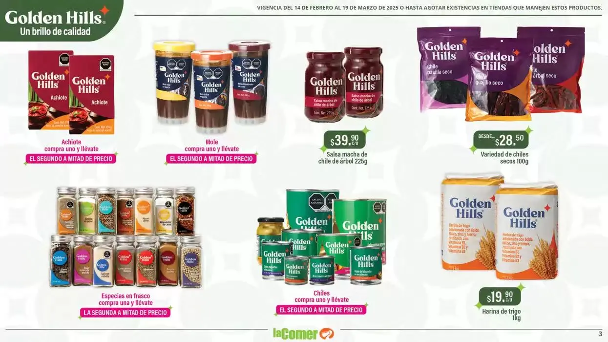 Catálogo de Golden Hills - La Comer 14 de febrero al 19 de marzo 2025 - Pagina 3