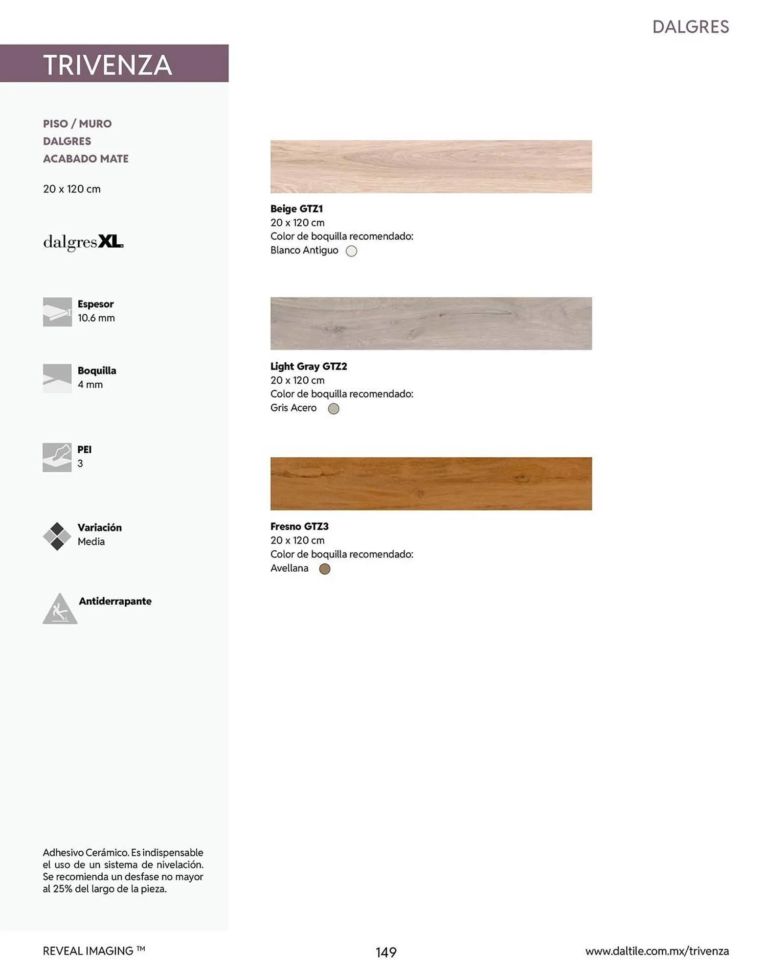 Catálogo de Catálogo Daltile 13 de enero al 31 de diciembre 2026 - Pagina 149