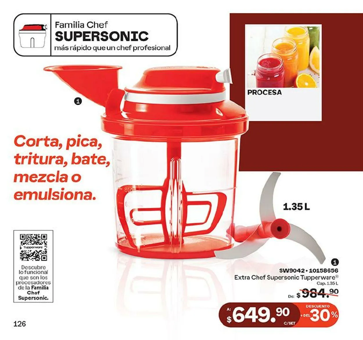 Catálogo de Tupperware 4 de septiembre al 16 de septiembre 2024 - Pagina 126