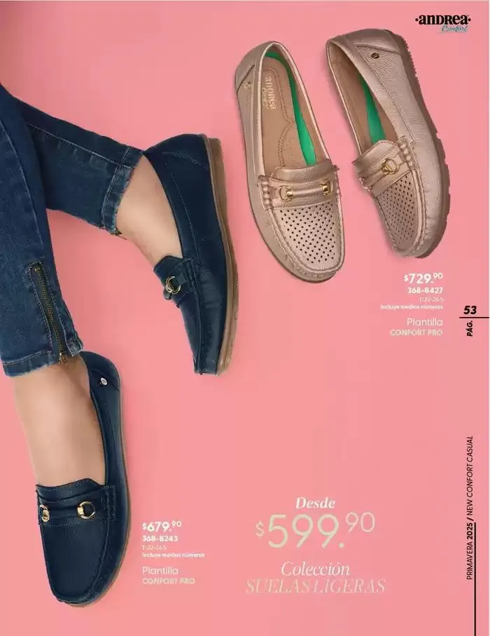 Catálogo de ANDREA | CALZADO CONFORT 26 de enero al 24 de mayo 2025 - Pagina 53