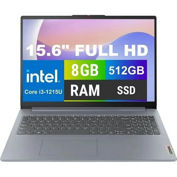 Laptop Lenovo Slim 3 Intel Core i3 Gen 12th 8GB RAM 512GB SSD