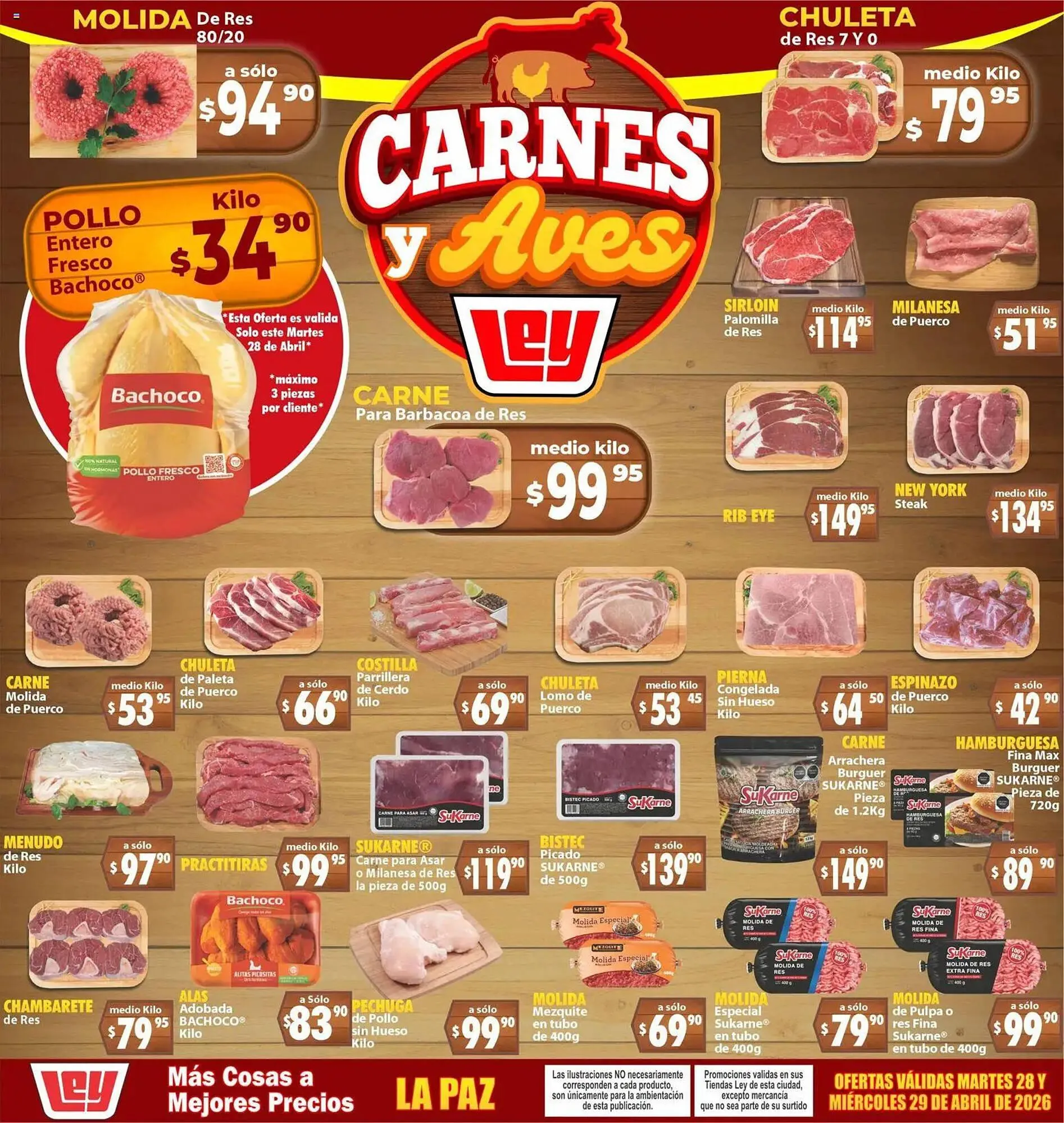 Catálogo de Folleto Casa Ley 28 de abril al 29 de abril 2026 - Pagina 1