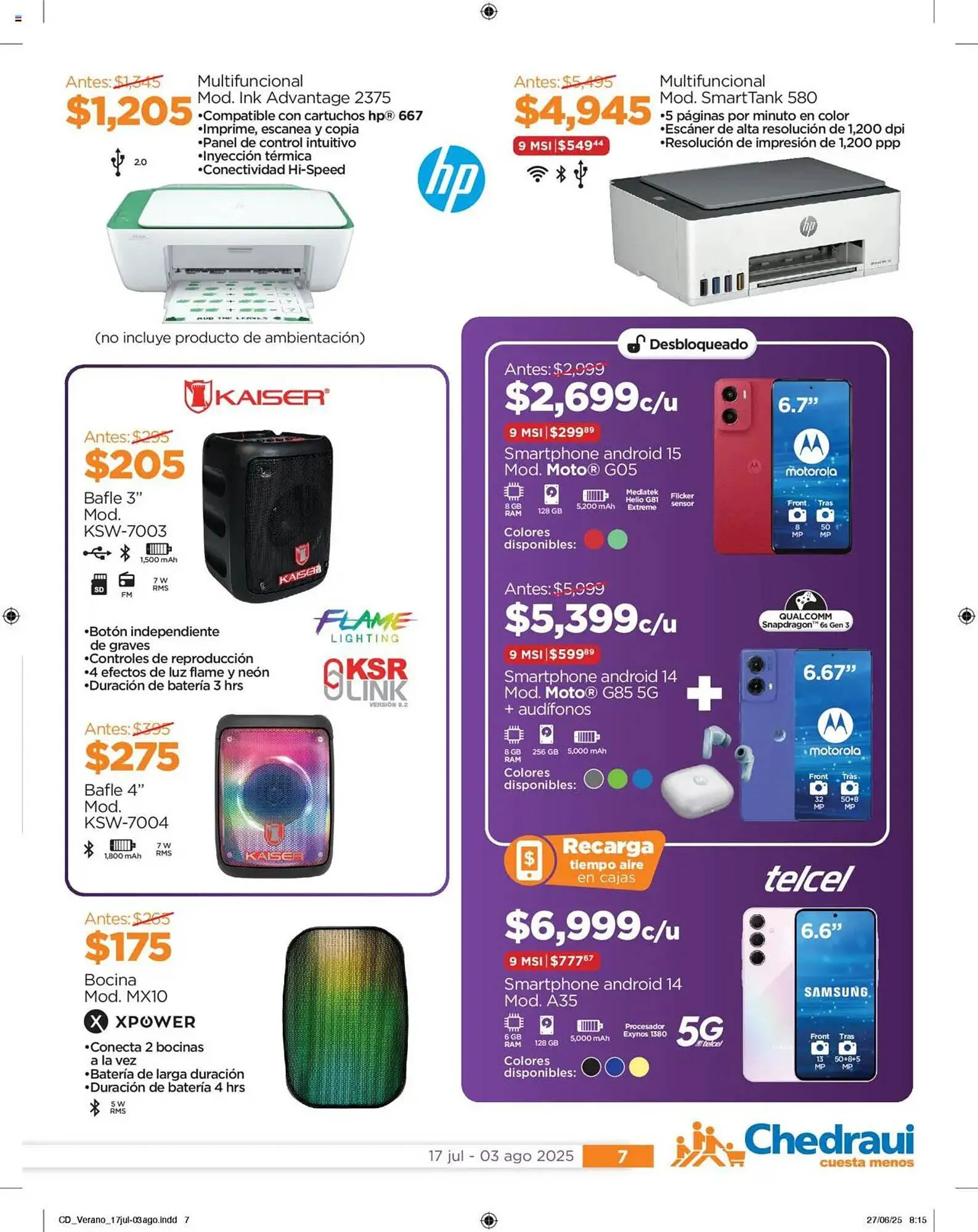 Catálogo de Catálogo Chedraui 17 de julio al 3 de agosto 2025 - Pagina 7