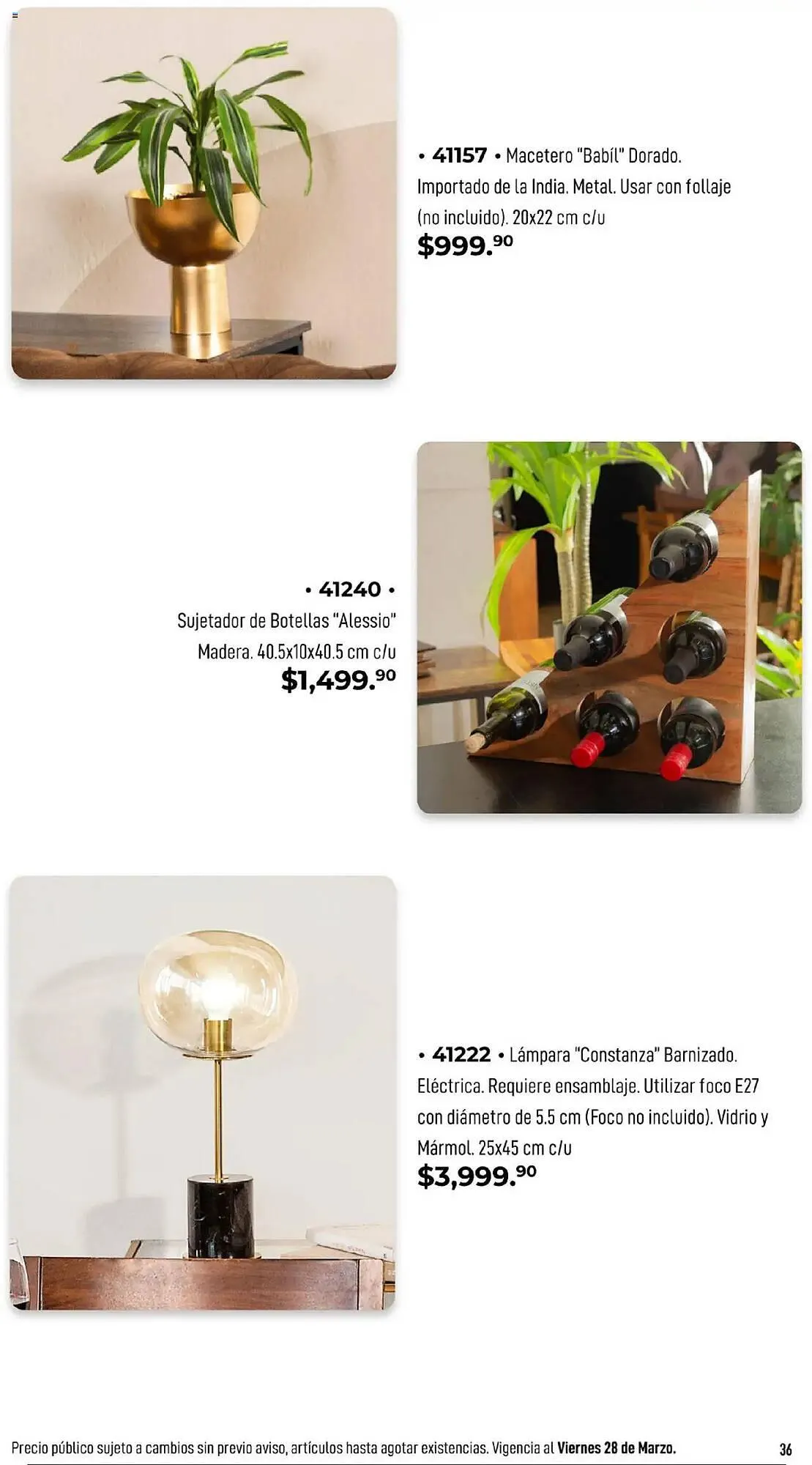 Catálogo de Catálogo Home Interiors 17 de febrero al 28 de marzo 2025 - Pagina 36