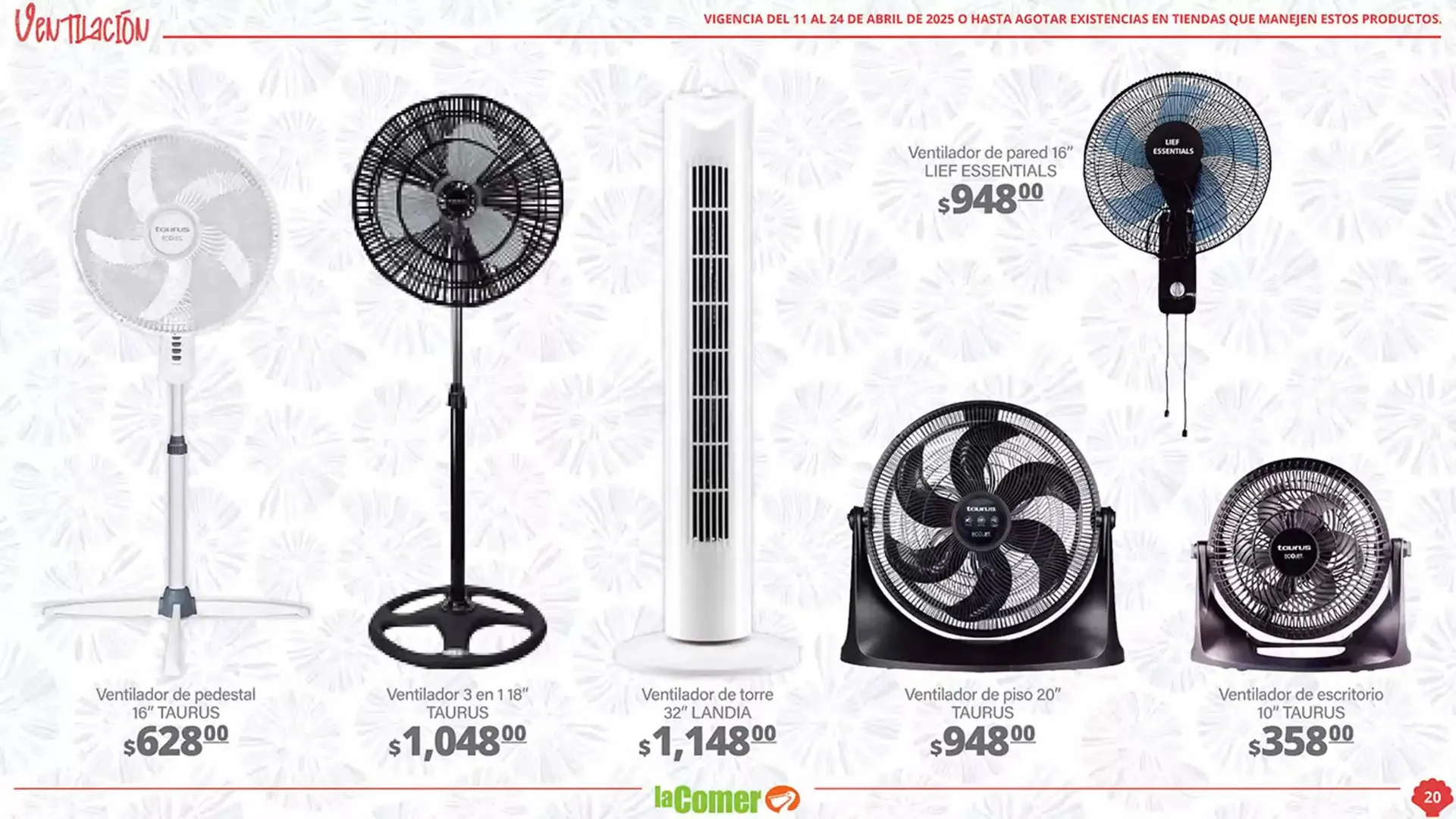 Catálogo de Catálogo La Comer 11 de abril al 24 de abril 2025 - Pagina 20