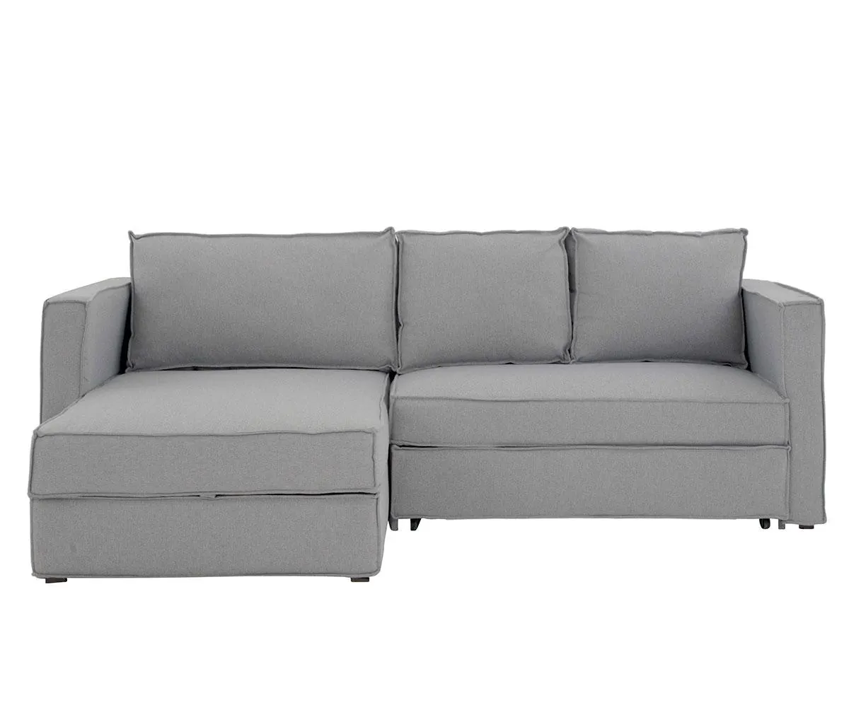 Sofá cama Yamanik izquierdo - Gris claro