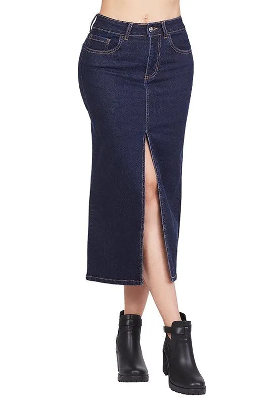 FALDA AZUL DE MEZCLILLA 17230