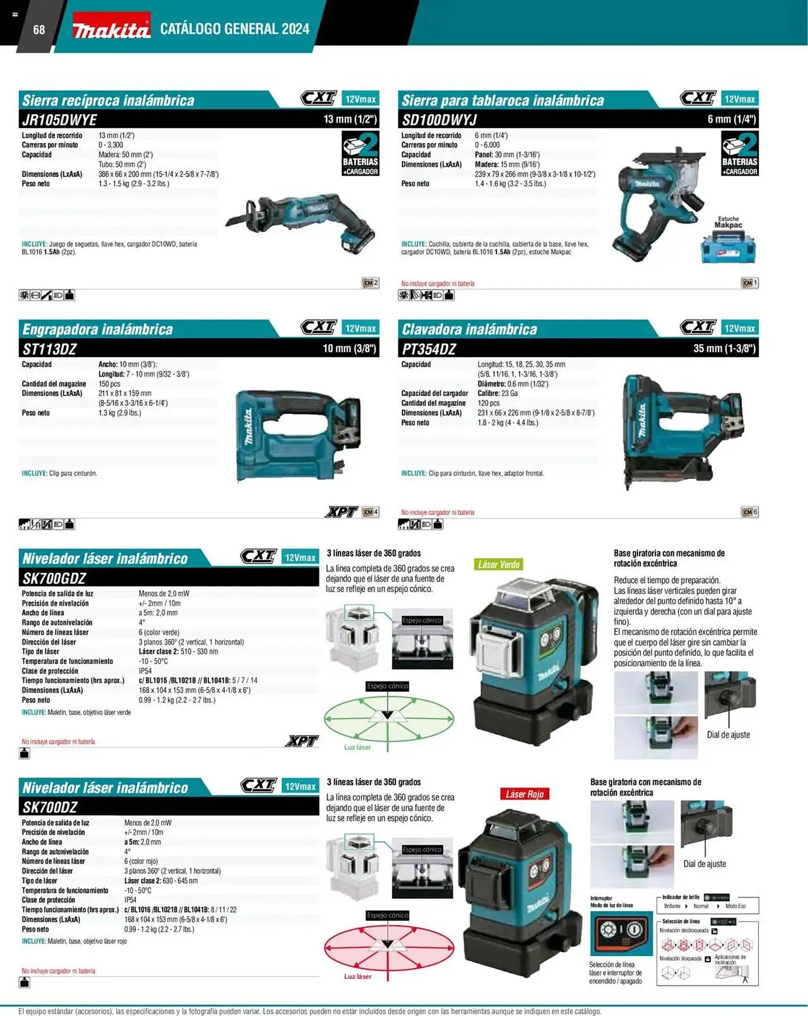 Catálogo de Catálogo Makita 4 de septiembre al 1 de julio 2026 - Pagina 68