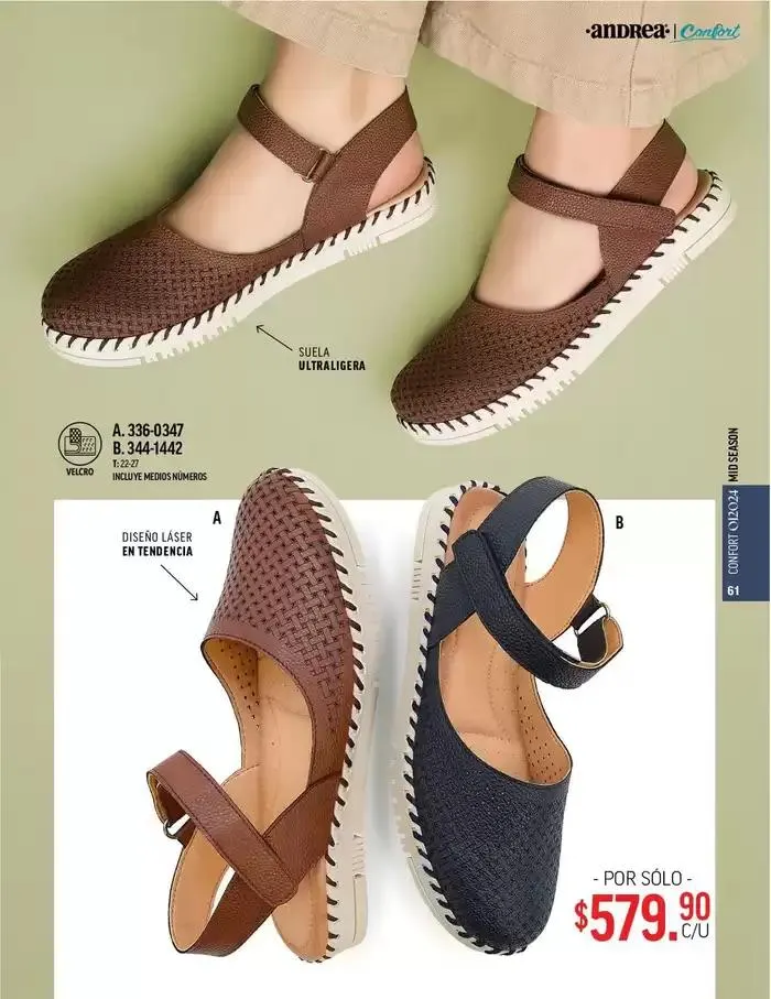 Catálogo de ANDREA - CALZADO CONFORT 26 de agosto al 25 de enero 2025 - Pagina 59