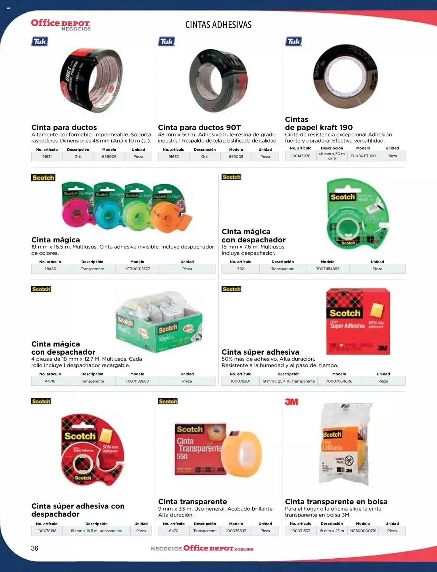 Catálogo de Catálogo Office Depot 9 de enero al 31 de diciembre 2025 - Pagina 38