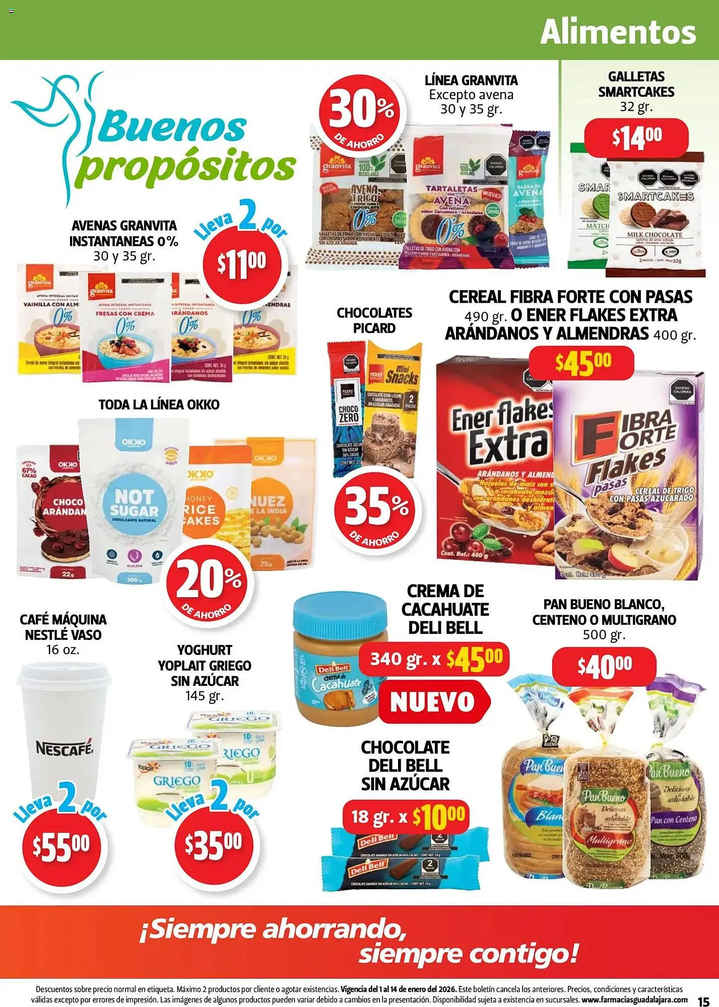 Catálogo de Folleto Farmacias Guadalajara 1 de enero al 14 de enero 2026 - Pagina 15