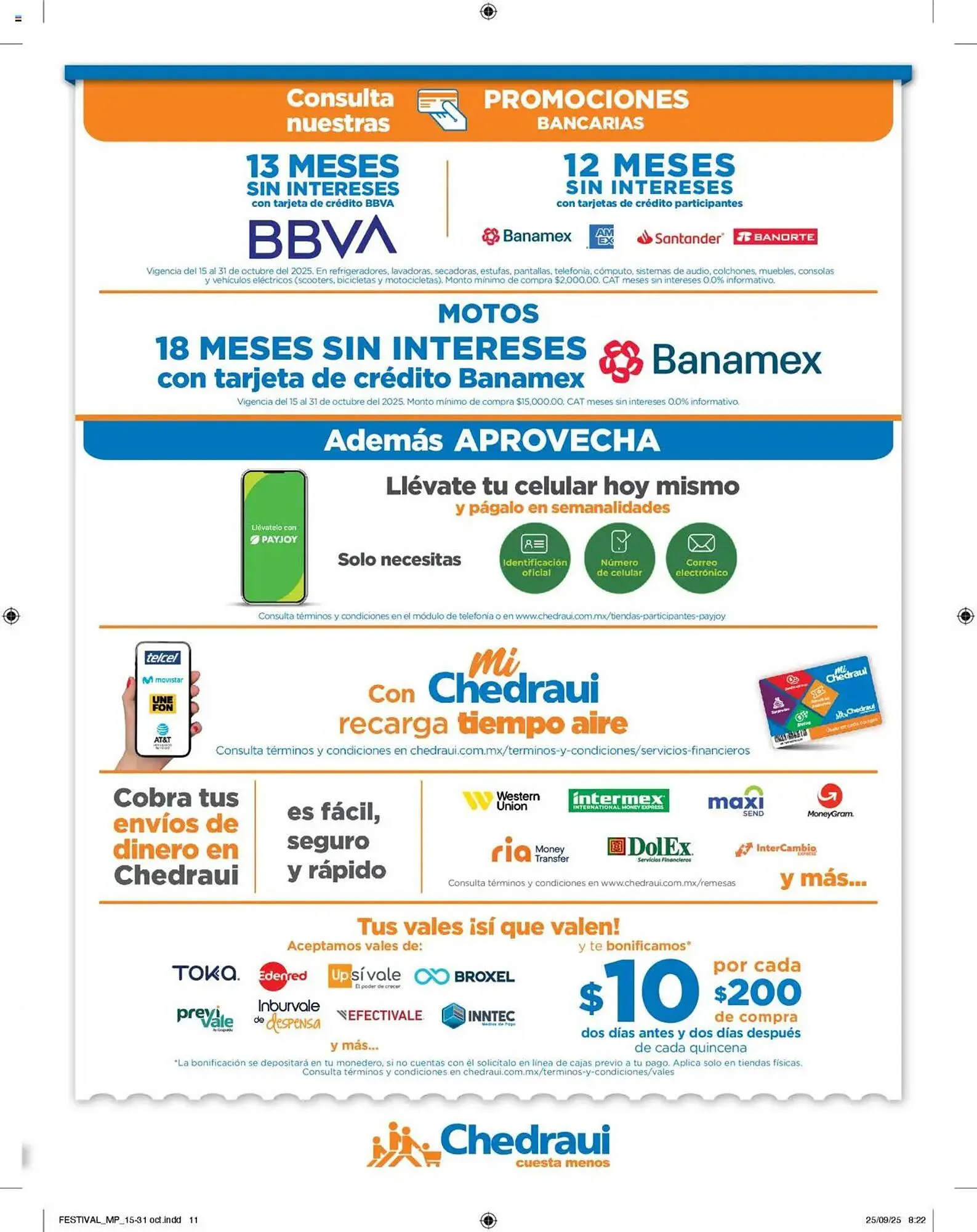 Catálogo de Folleto Chedraui 15 de octubre al 1 de noviembre 2025 - Pagina 11