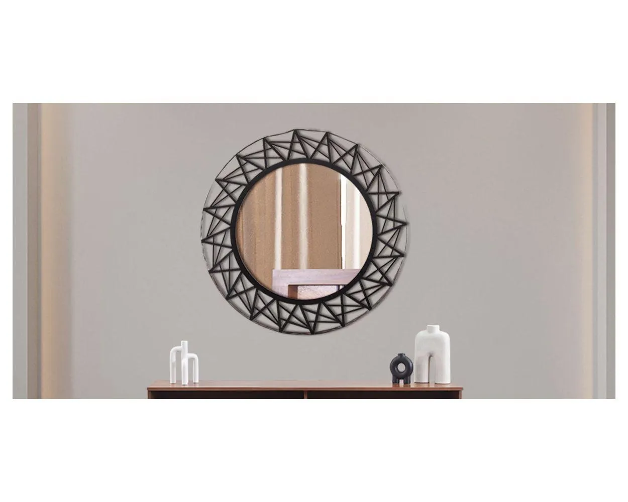Espejo Redondo Piastri Café