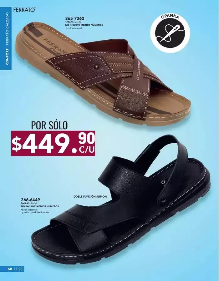 Catálogo de ANDREA | CALZADO CABALLERO 26 de enero al 24 de mayo 2025 - Pagina 68